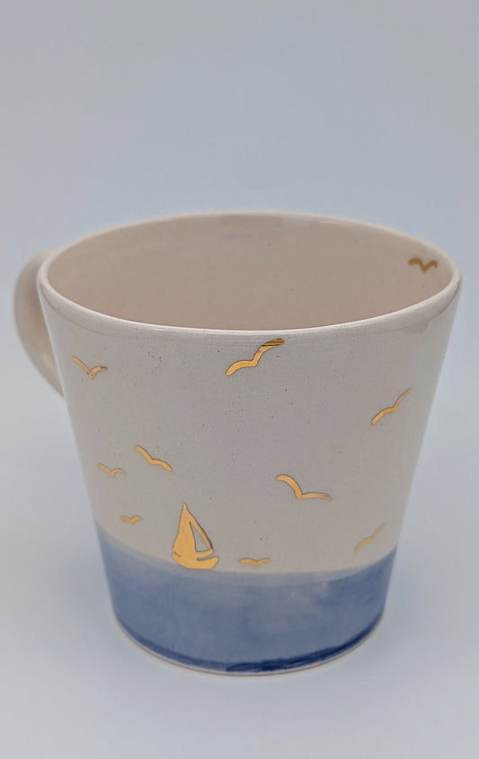 Handmade tea mug 300ml - Tea Topia