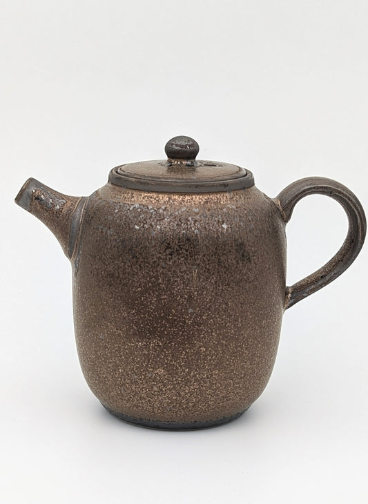 Rust glazed teapot - Tea Topia