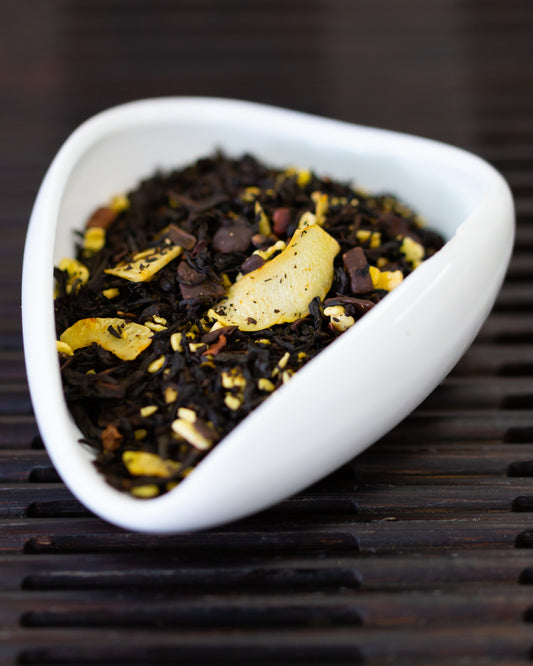 Dark choco and coconut black tea
