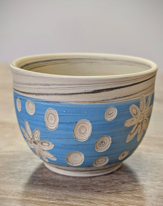 Tokoname Tosen kiln blue teacup - Tea Topia