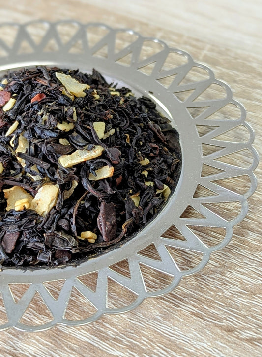 Dark choco and coconut black tea - Tea Topia