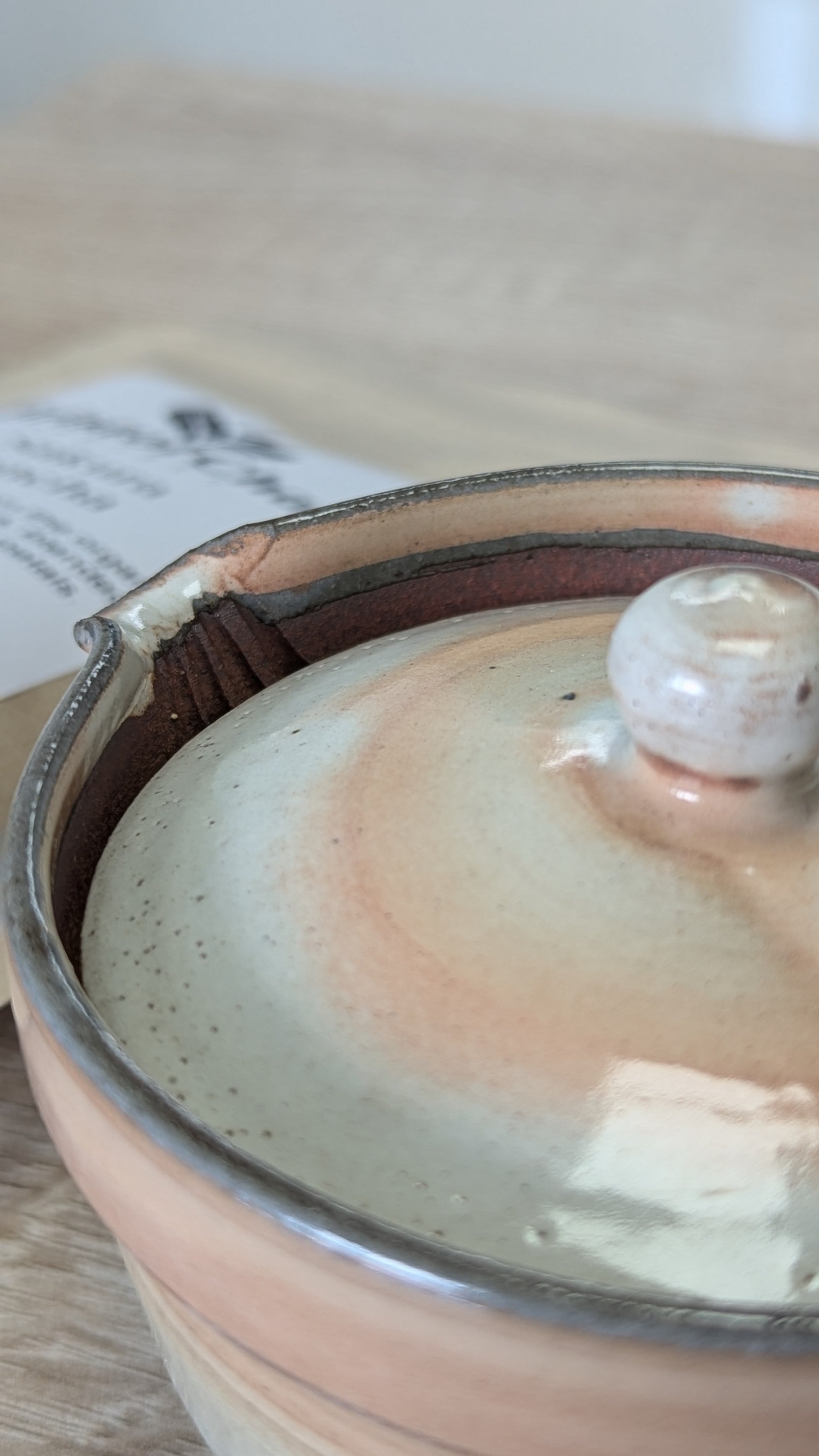 Handmade glazed Shiboridashi - Tea Topia
